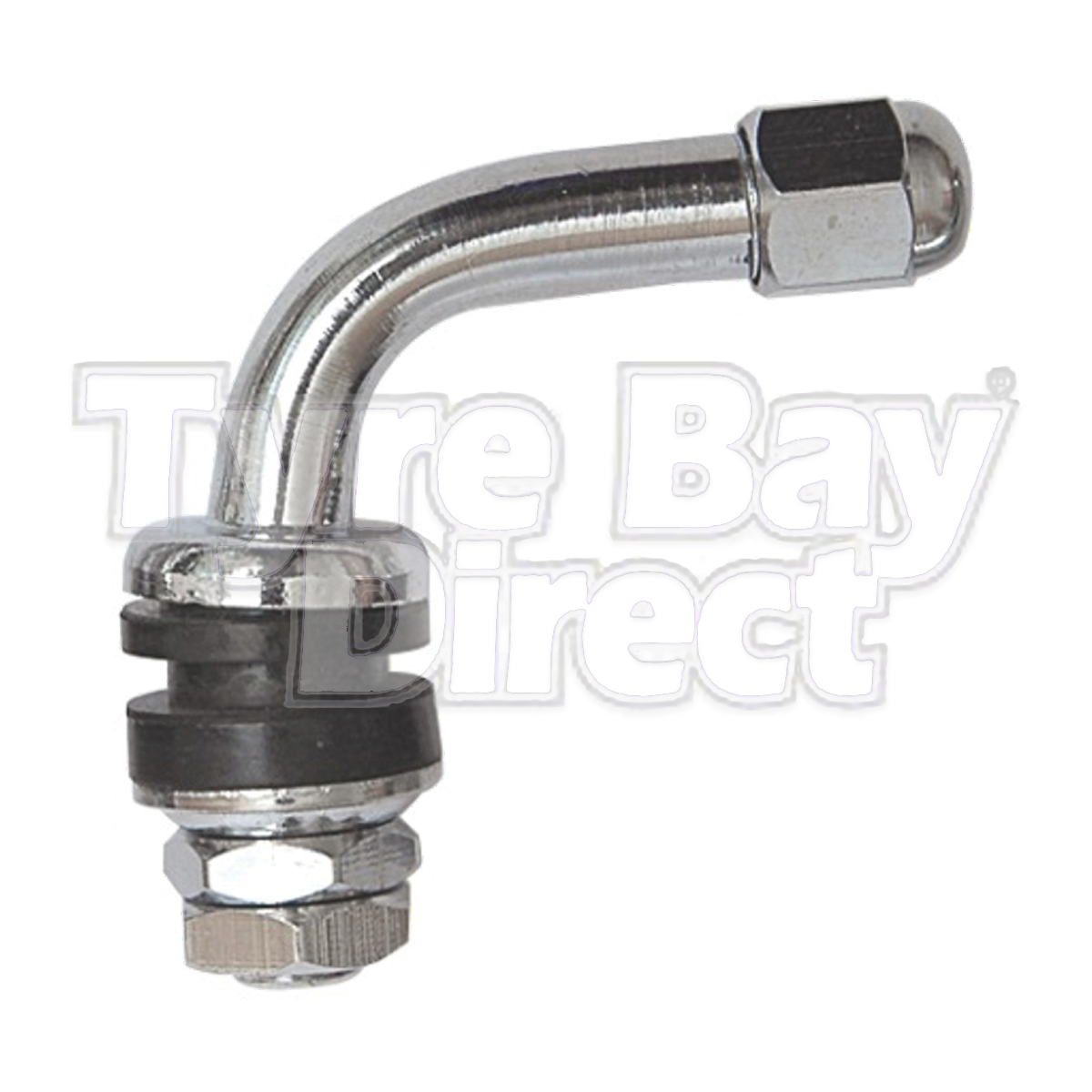 90 Degree Metal Valve to Fit 11.3 Rim Holes 90 Degree Metal Valve to Fit 11.3 Rim Holes