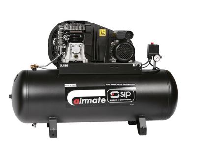 SIP Airmate Belt Drive Oil Lubricated Air Compressor SIP Airmate TN3/150-SRB Belt Drive Oil Lubricated Air Compressor