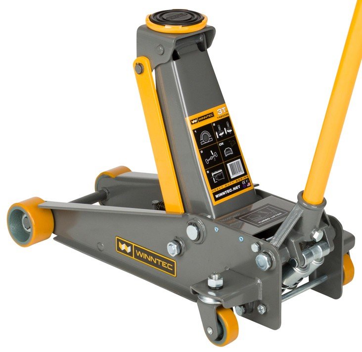 3 Ton Turbo Lift Trolley Jack (pu Wheels) 3 Ton Turbo Lift Trolley Jack (pu Wheels) by Winntec from Tyre Bay Direct.