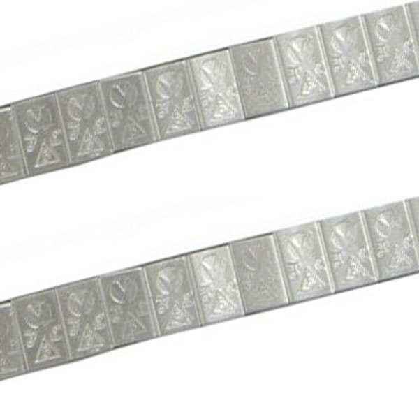 TBDA03 5KG stick on weight roll close up TBDA03 5KG stick on weight roll close up