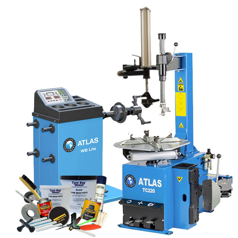Atlas Space Saving Tyre Changing Package with Swing Arm Atlas Space Saving Tyre Changing Swing Arm Package at Tyre Bay Direct